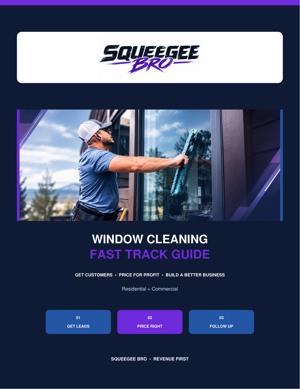 Window Cleaning Fast Track Guide cover